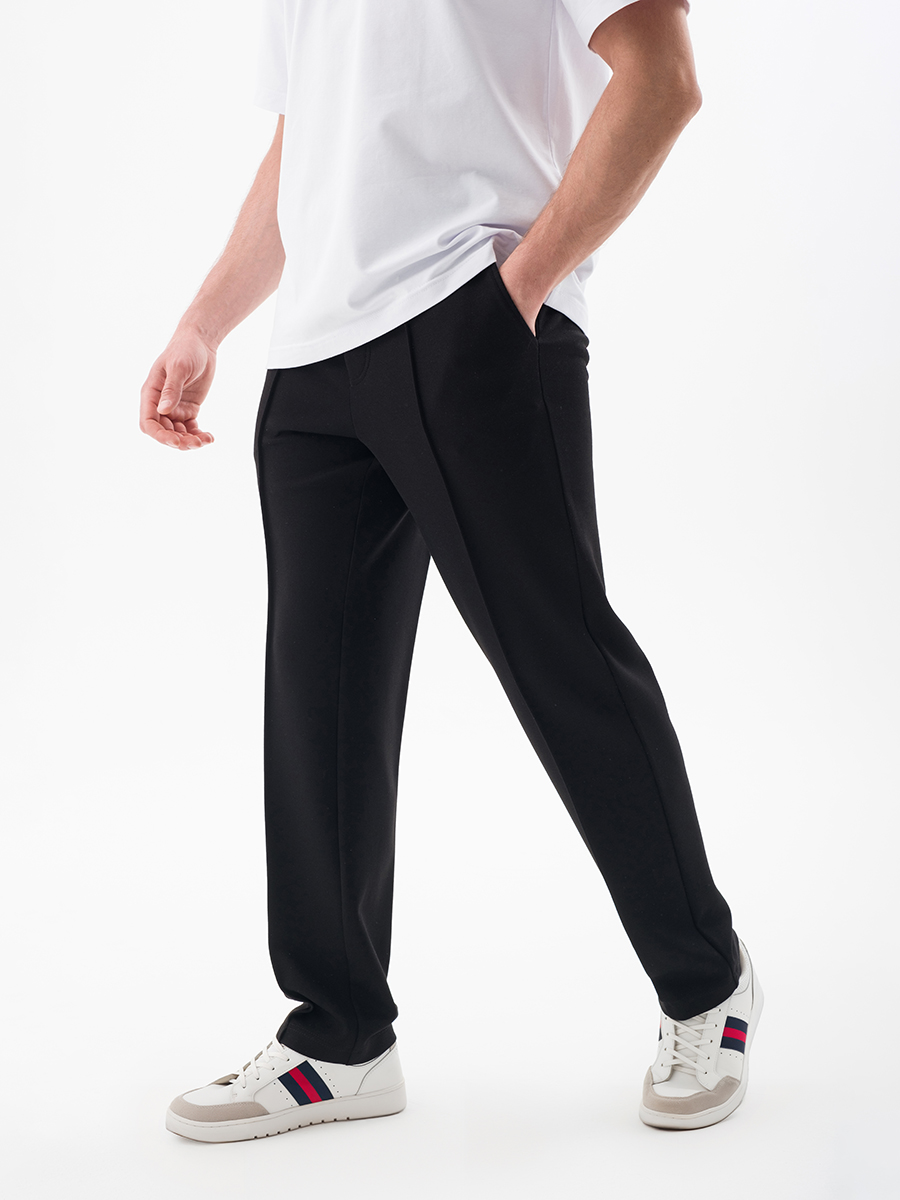 Брюки sport-casual, черный