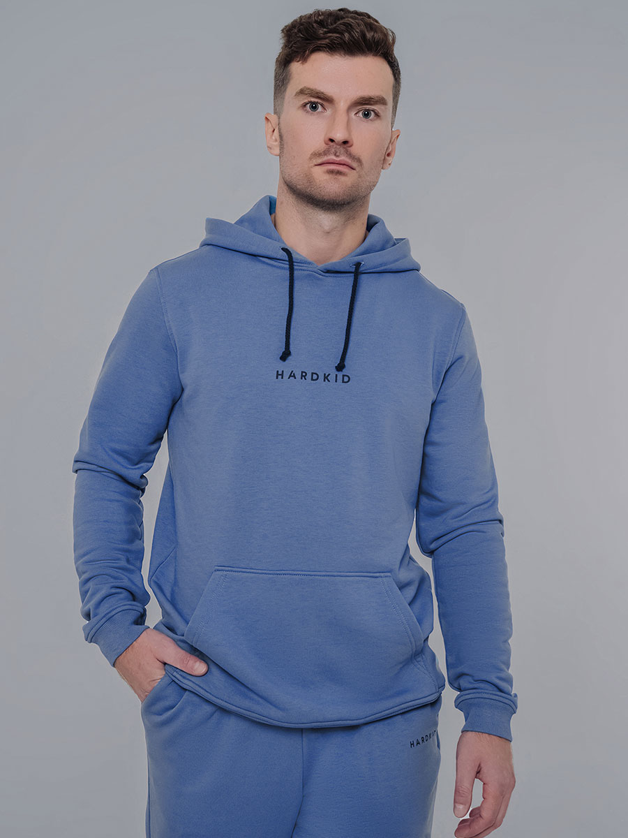 Худи без начеса, голубой