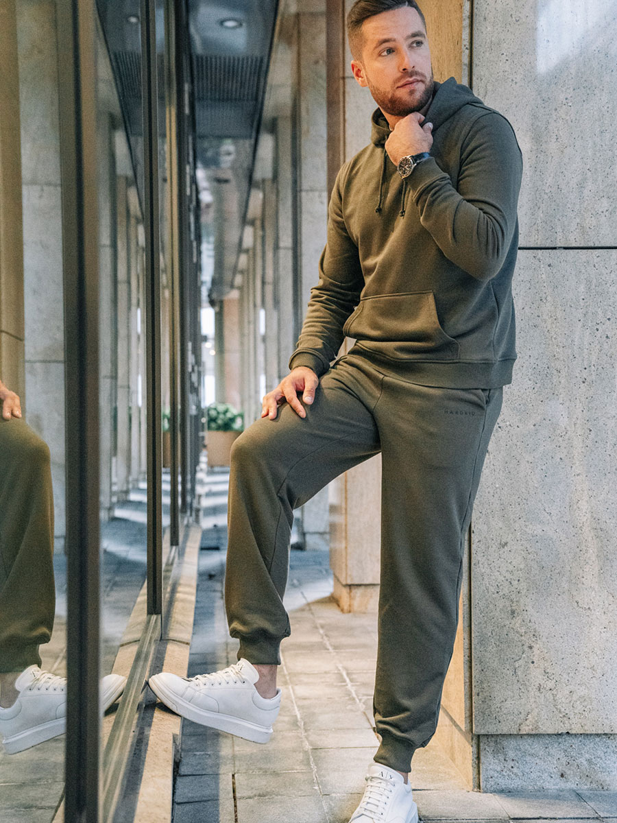 Брюки, хаки