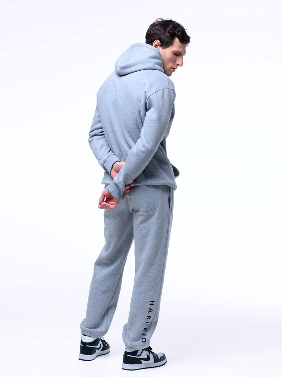 Худи с начесом, серый