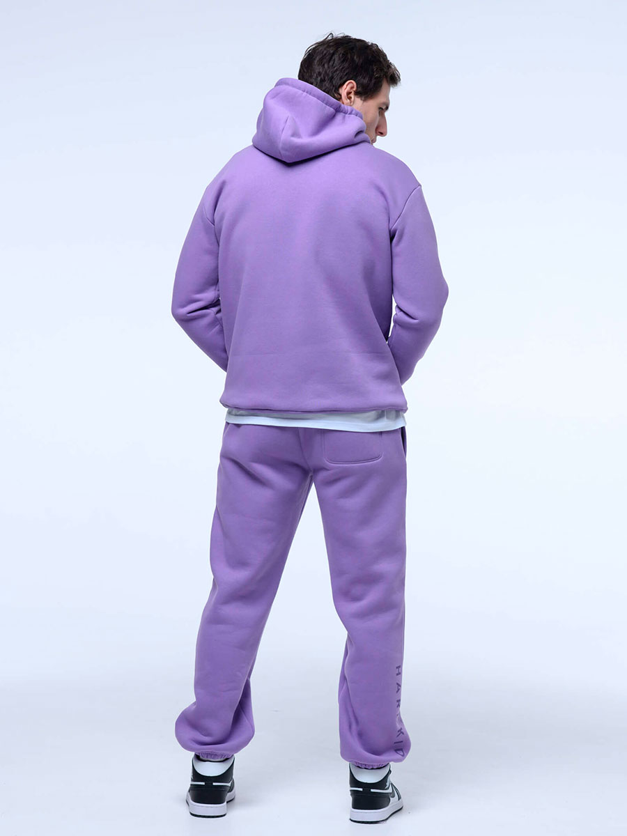 Худи с начесом, сиреневый