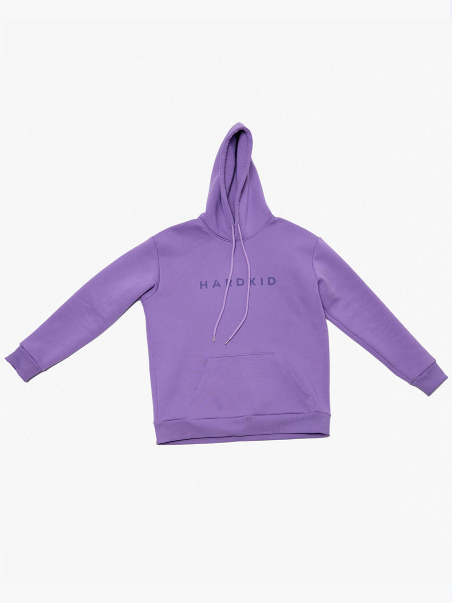 Худи с начесом, сиреневый