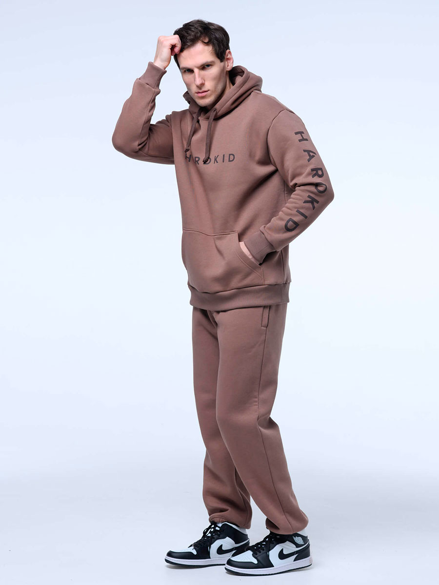 Худи с начесом, бежевый