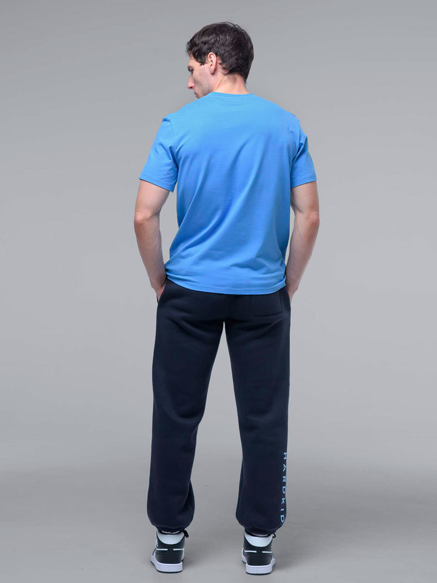 Брюки с начесом, синий