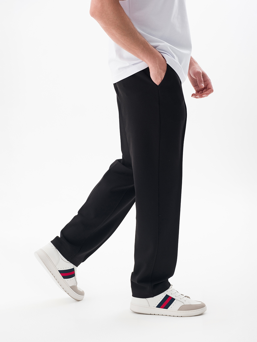Брюки sport-casual, черный