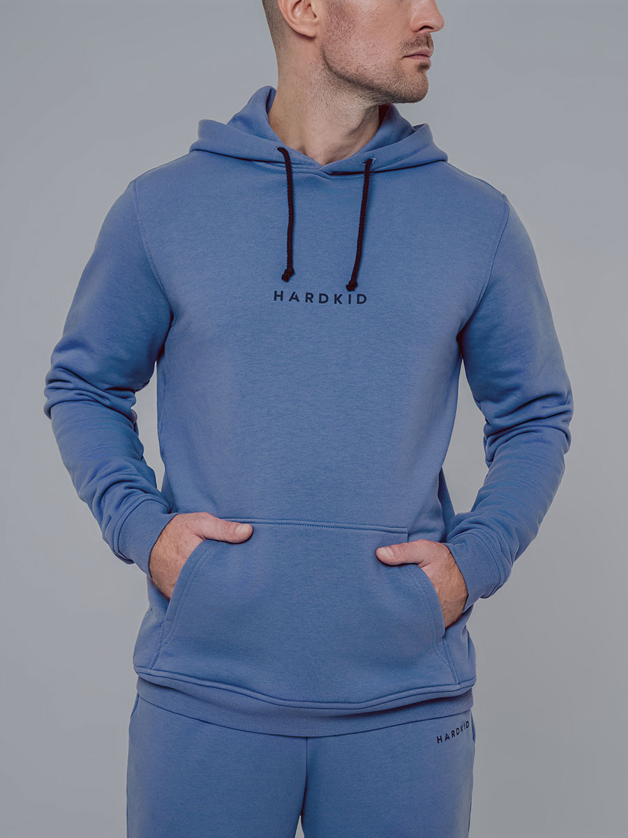 Худи без начеса, голубой